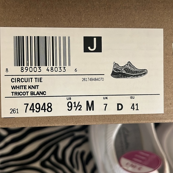 Women’s Clarks Cloudsteppers Circuit Tie Lace-up Slip-on Shoes - Brand New - Picture 8 of 8